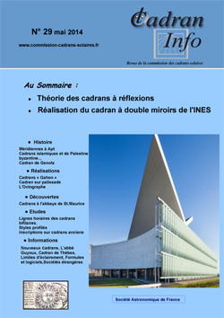 Cadran Info N°29 (PDF en Téléchargement)